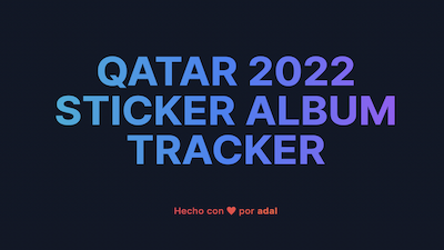 FIFA World Cup 2022 Qatar Album Tracker